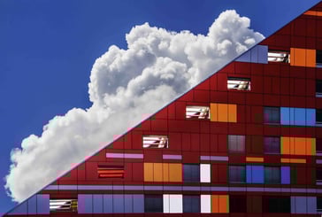 cloud and building image