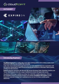 Cloudficient Data Sheet Expireon Front Cover Cloudficient Data Sheet Expireon Front Cover