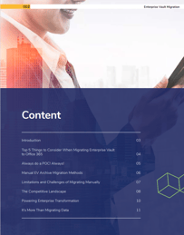 EV prep guide contents EV prep guide contents