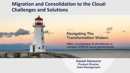 Video: Migration and Consolidation to the Cloud - Challenges and Solutions