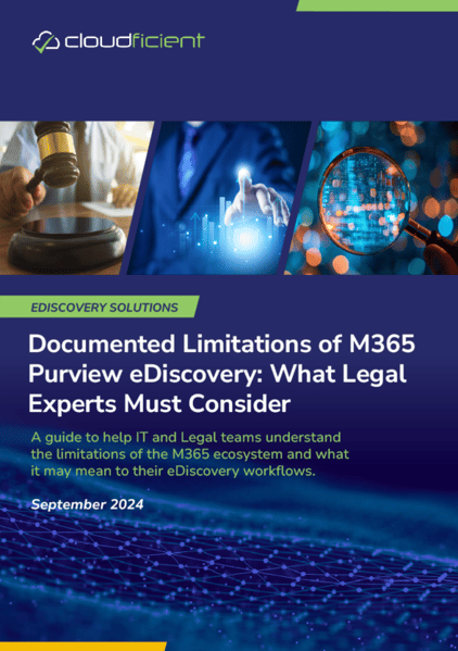 documentation limitations of purview front cover
