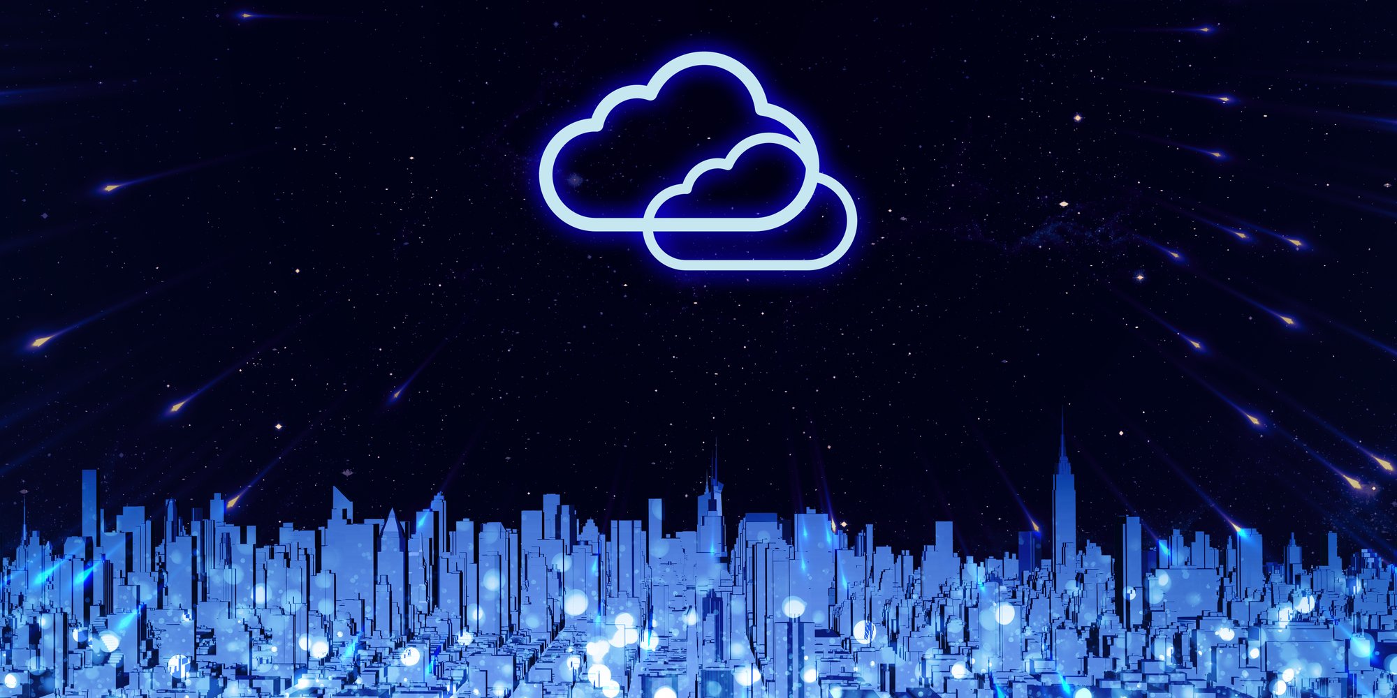 storing-data-cloud-big-city-filled-with-tall-buildings-internet-storage
