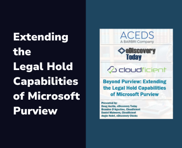 Extending the Legal Hold Capabilities of MS Purview